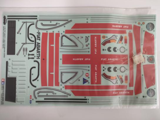 Tamiya - Fiat Abarth 1000 Sticker Bag (58158) image