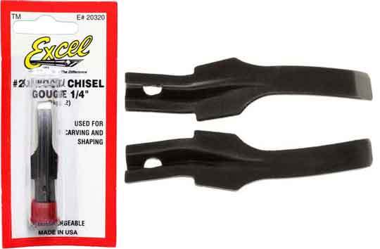 Excel -  Wood Carving Chisel 1/4" 2 Pack image