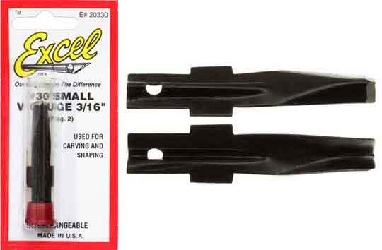 Excel -  Wood Carving V Gouge 3/16" 2 Pack image