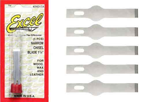 Excel - Light Duty Narrow Chisel Blade 5 Pack image