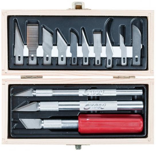 Excel - Hobby Knife Set (3x Knifes, 10x Blades) image
