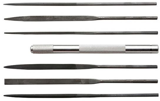 Excel -  Needle Files 6 Assorted with Handle image