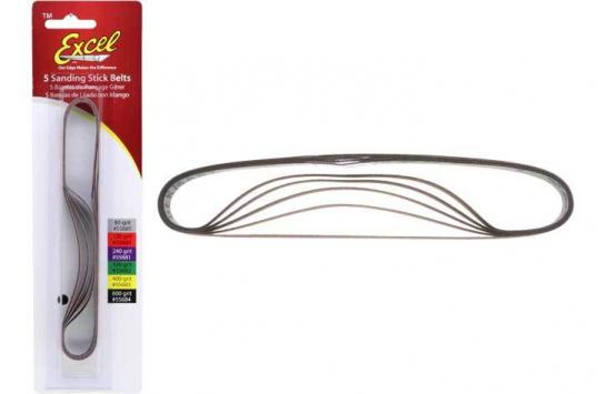 Excel -  Spare Belts #320 Grit 5 Pack image