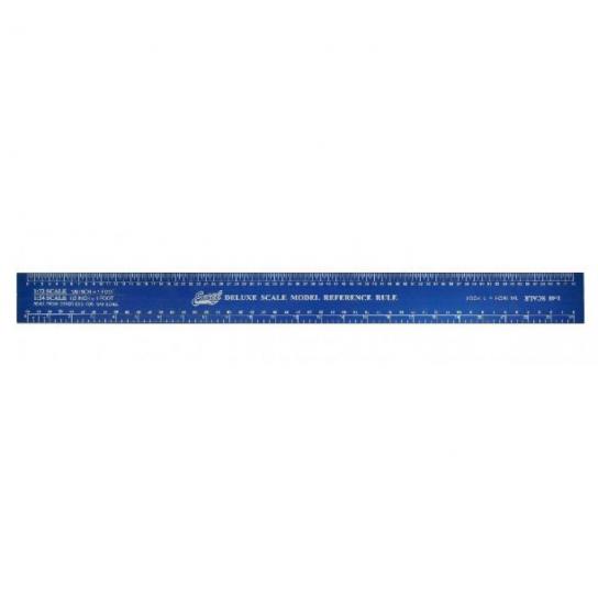 Excel - 12" Scale Ruler Stainless Steel - 1/27, 1/48, 1/35, 1/24 image