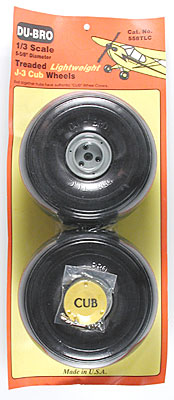 Dubro - J3 Cub Wheels 1/3 Threadlite image