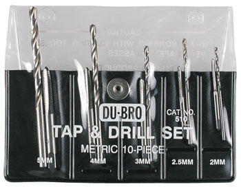 Dubro - Metric Tap/Drill Set 10pcs image