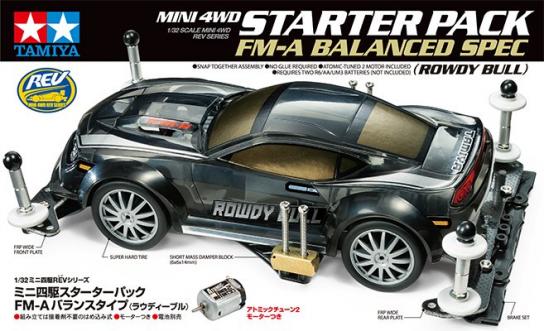 Tamiya - 1/32 Starter Pack Rowdy Bull Mini 4WD image