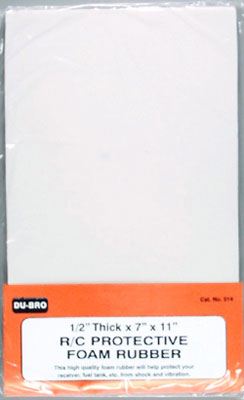 Dubro - 1/2 R/C Protect  Foam Rubber image