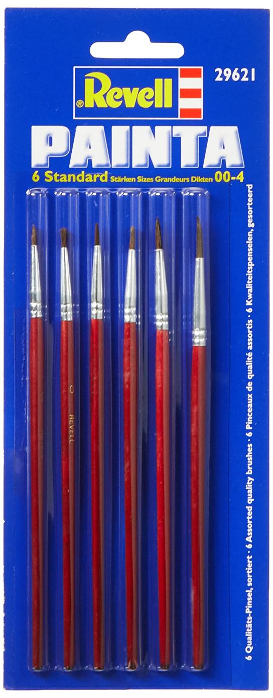 Revell - Paint Brush Set 6pcs #00-0-1-2-3-4 image