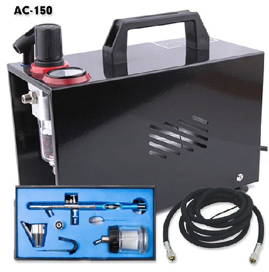 Fengda - Mini Compressor with Pro Suction Feed Airbrush image