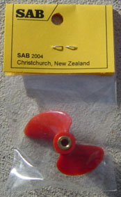 SAB - Prop 2 Blade Red X50 M5 Thread image
