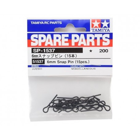 Tamiya - 6mm Snap Bady Pins (15pcs) image