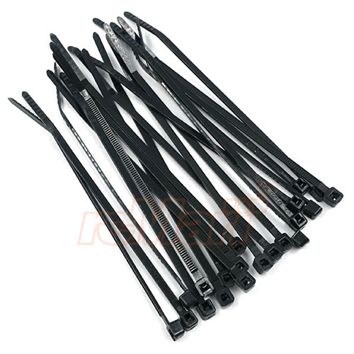 Tamiya - Nylon Bands Small Black 20pcs image