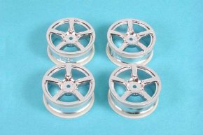 Tamiya - 5 Spoke Plated Wheel 24mm image