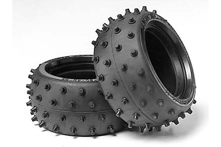 Tamiya - Wide Stud Spike Tyre Set image