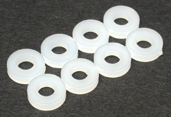 Dubro - #4 Nylon flat Washer image