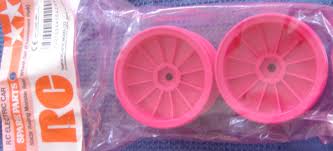 Tamiya - Monster Rear Wheels -Red  image