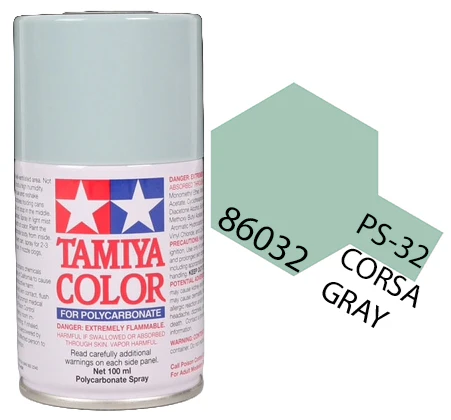 Tamiya - PS-32 Polycarb Corsa Gray Spray 100ml image