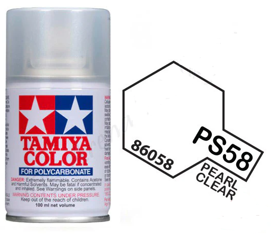 Tamiya - PS-58 Polycarb Pearl Clear Spray 100ml image