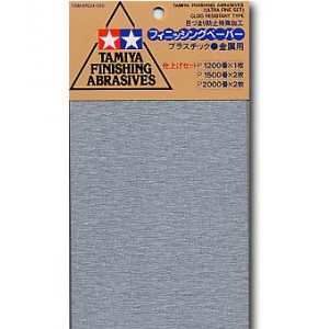 Tamiya - Finishing Abrasives Super Fine Set (5pcs) image