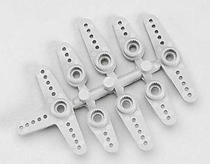 Dubro - JR S/Strength Servo Arms Std (8pcs) image