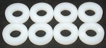 Dubro - 1/4 Nylon Flat Washer  image