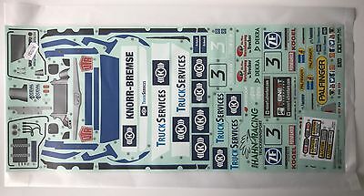 Tamiya - 1/14 Team Hahn MAN Racing Truck Sticker Set (58632) image