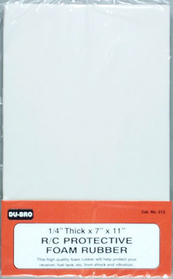 Dubro - 1/4 R/C Protect Foam Rubber image
