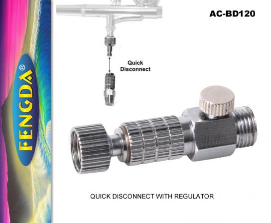 Fengda - Quick Disconnect With Regulator For Air Hose image