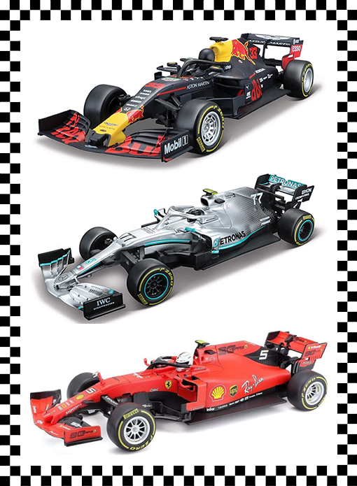  Maisto - F1 Three-Car Combo Red Bull Racing / Ferrari / Mercedes AMG image
