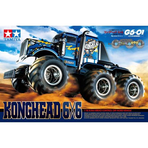 Tamiya - 1/18 Konghead 6x6 G6-01 Kit - 58646 - RCNZ