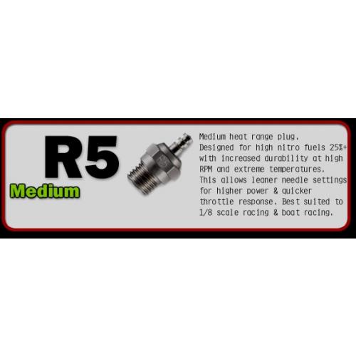 O.S R5 Glow Plug High Nitro RCNZ