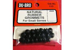 Dubro - Natural Rubber Grommets for Small Servos image