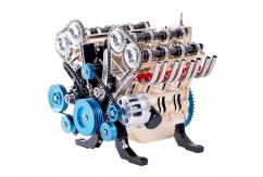 Teching V8 Engine Scaled Metal Model Kit image
