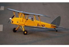  VQ Model - DH-82 Tiger Moth EP/GP 46 Size ARF - Yellow/Silver image