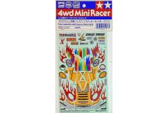 Tamiya - Mini 4WD Fully Cowled Dress-Up Sticker Set B image