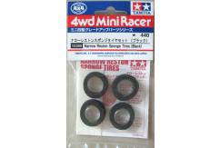 Tamiya - Mini 4WD Jr Narrow Reston Sponge Tyres (Black) 4 pcs image