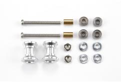 Tamiya - Mini 4WD Jr Double Aluminium Rollers (12-13mm) image