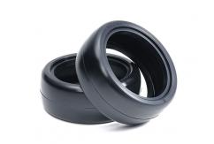 Tamiya - Touring Car 24mm Reinforced Racing Tires Hard (2pcs) image