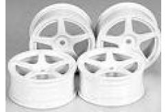 Tamiya - M-Narrow White 5-Spoke Wheels image