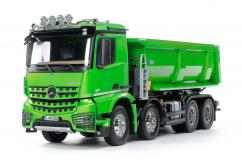 Tamiya - 1/14 Mercedes Benz Arocs 4151 8x4 Tipper Truck Kit - Candy Green image