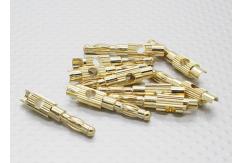 RCNZ - 4mm Gold Plated Banana Plug Pair (Male Only) image