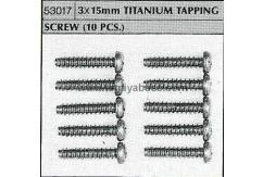 Tamiya - Titanium Tap Screw 3x15mm (10pcs) image