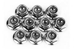 Tamiya - 4mm Aluminium Flanged Lock Nut (10 pcs) image