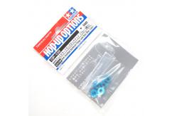 Tamiya - 4mm Anodized Aluminium Flange Lock Nuts (Blue 5pcs) image