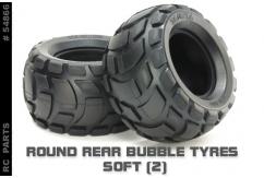 Tamiya - Round Rear Bubble Tyres Soft (Pair) image