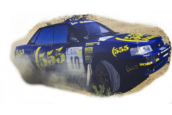  RCNZOOM - 1/10 Subaru Legacy #555 WRC Lexan Body image