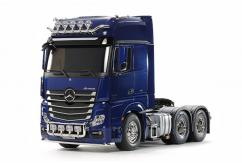 Tamiya - 1/14 Mercedes-Benz Actros 3363 Pre-Painted Pearl Blue Kit image