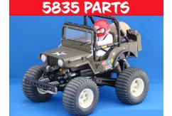 Tamiya - Wild Willy K4 King Pin 2pc (Vintage 5835) image