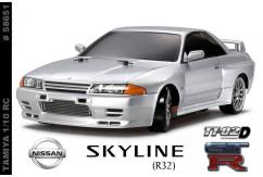 Tamiya - 1/10 Nissan Skyline GT-R (R32) TT-02D Drift Spec Kit image